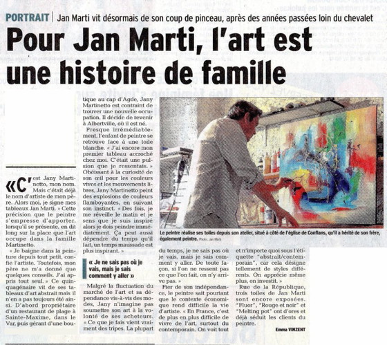 Image 1 of Jan Marti - Rojo y Negro - Pintura del artista