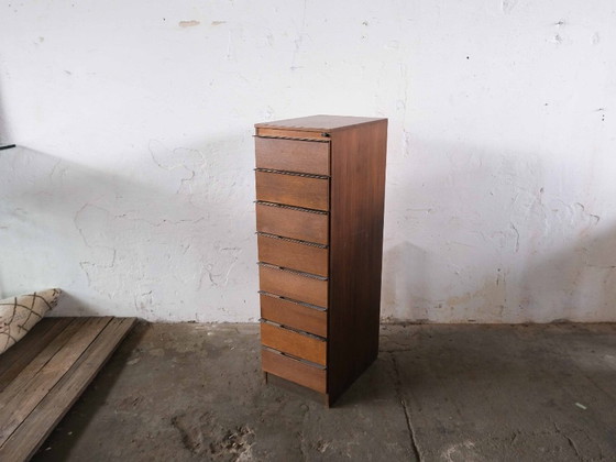 Cassettiera vintage design industriale loft con cassetti, Cassettiere, Legno, Marrone (foto 5 di 7)