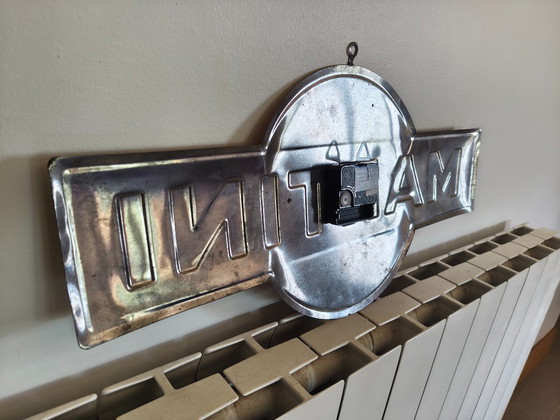 Image 1 of Vintage Martini metalen bord/klok