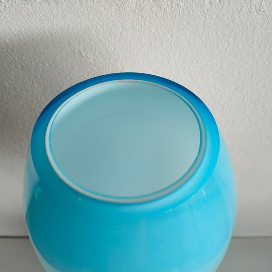 Image 1 of vintage dubbele bolvaas bloemenvaas jaren 70