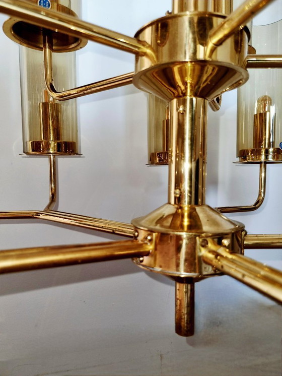 Image 1 of Chandelier Model T434 by Hans Agne Jakobsson, Sweden 1960s