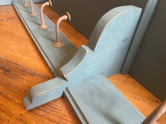 Image 1 of Appendiabiti da parete, appendiabiti da parete, scaffale, scaffale da cucina, 196 cm, francese