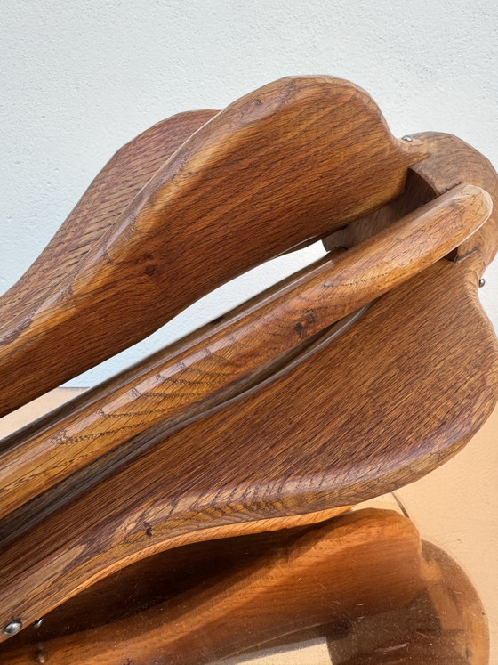 Brutalist Teak Wood Lamp, 1960s – Table lamps (photo 11 of 14)