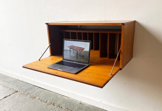 Image 1 of Scrivania da parete in stile Mid-Century Modern di Beaver e Tapley