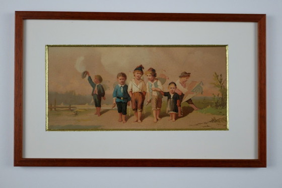 Image 1 of Pair of 19th-century chromolithographs