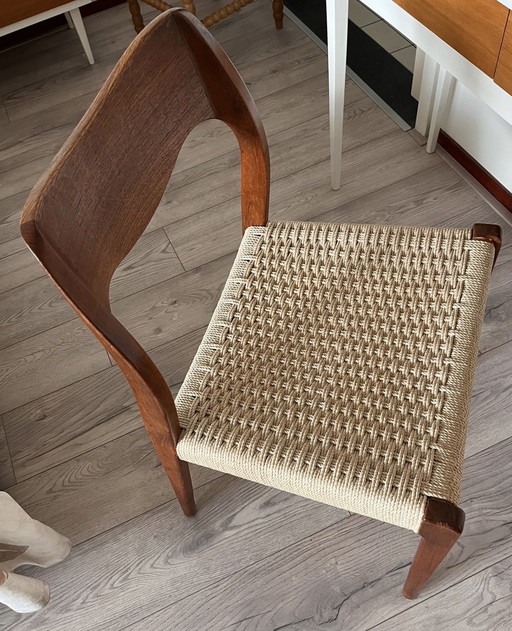 Vintage dänisches Design-Set aus 3 Stühlen (Niels Otto Møller?)