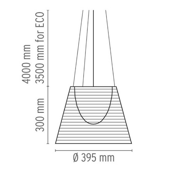 Image 1 of 2 suspensions Flos KTribe S2 - Philippe Starck 395 mm