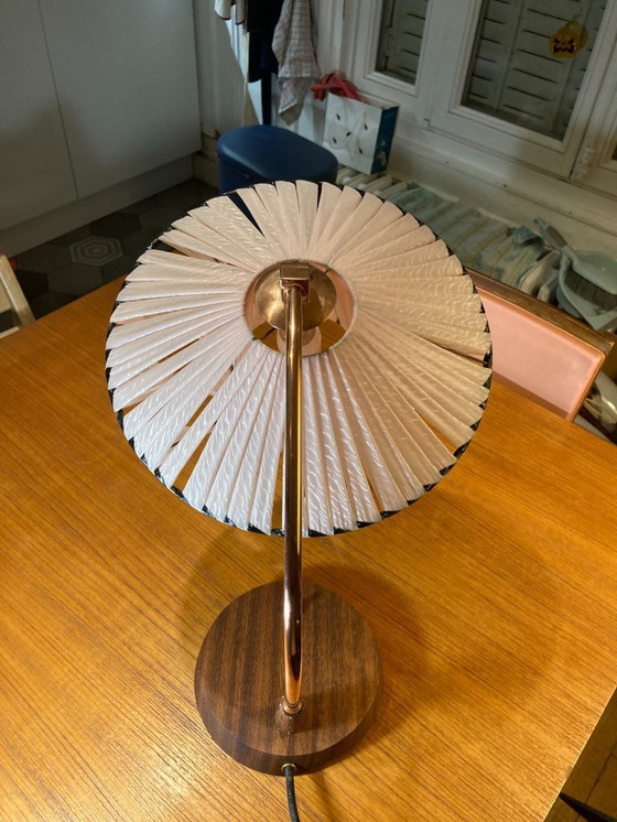 Image 1 of Lampada da tavolo Temde Leuchten in teak e ottone