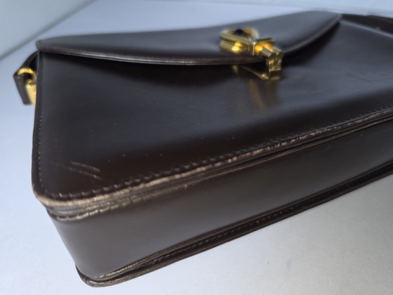Vintage Gucci Tiger Eye Shoulder Bag Made In Italy – Leather (photo 5 of 15)