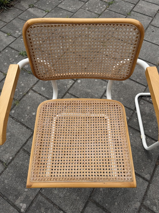 Image 1 of 2 sedie con struttura in tessuto Marcel Breuer