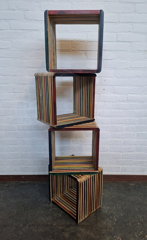 4x Kare design cube Micado