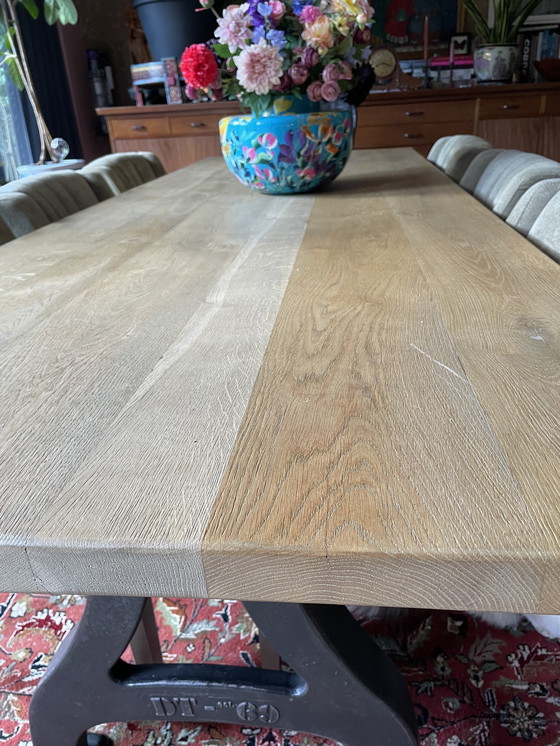 Image 1 of Solid oak table DT-69 size 275 cm