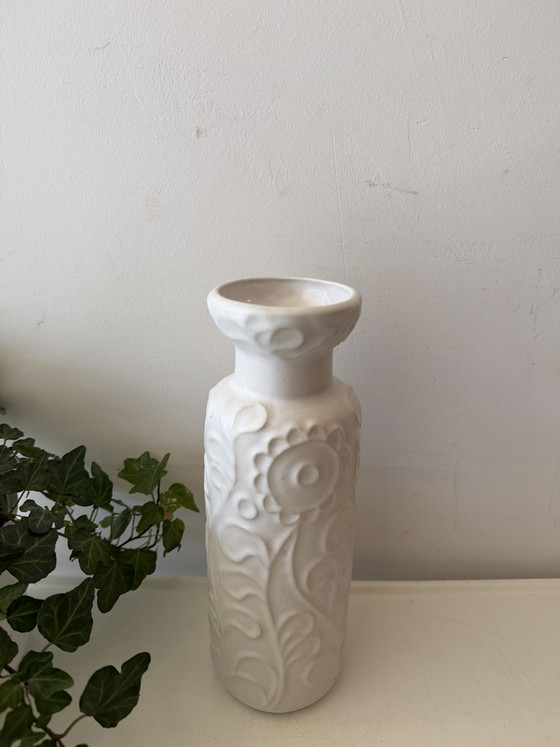 Image 1 of West Germany white vase marked
