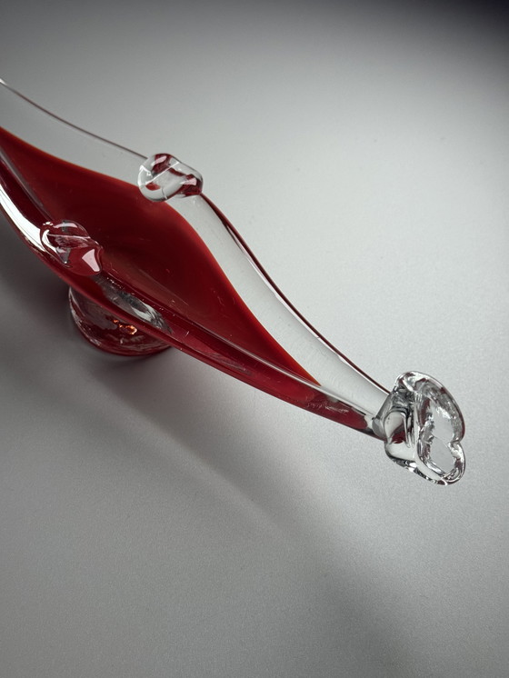 Image 1 of Murano Gondola — Glass Sculpture Ashtray, 1950-60s