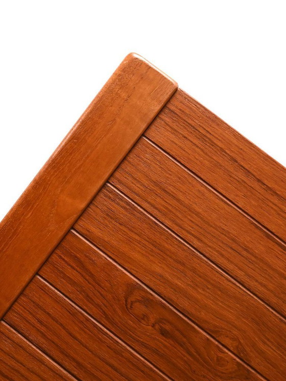 Image 1 of Panca scandinava in teak a doghe, anni '60