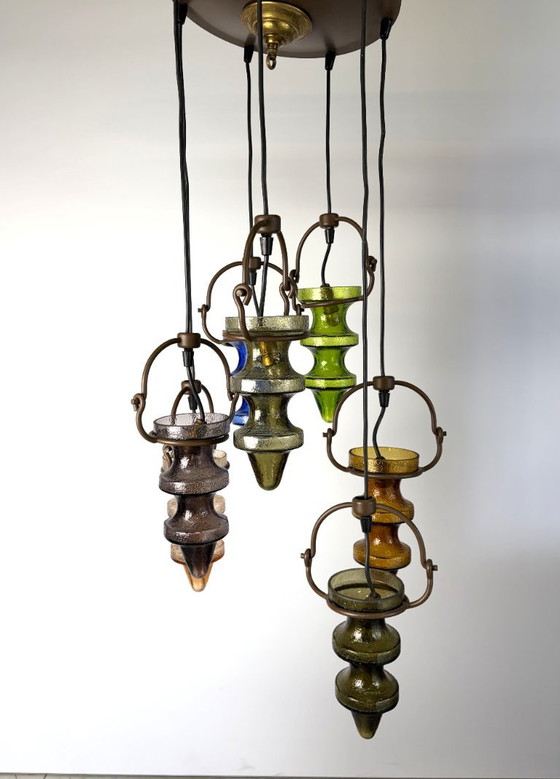 Brutalist stalacticte chandelier by nanny Still for Massive Belgium, 1960s – Glass, Metal (photo 3 of 13)