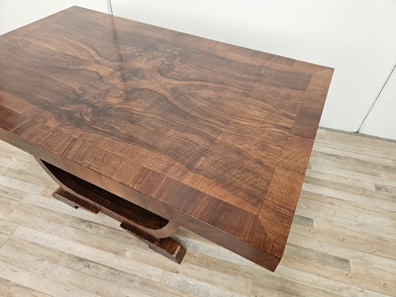 Art Decò Dining Table in Walnut Burl, 1940 – Wood (photo 2 of 21)