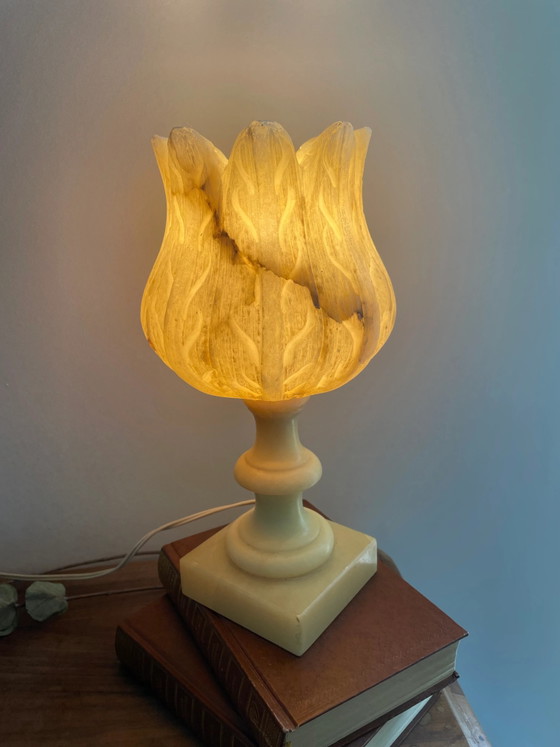 Albasten Tulp Lamp – Leeslamp (photo 4 of 5)