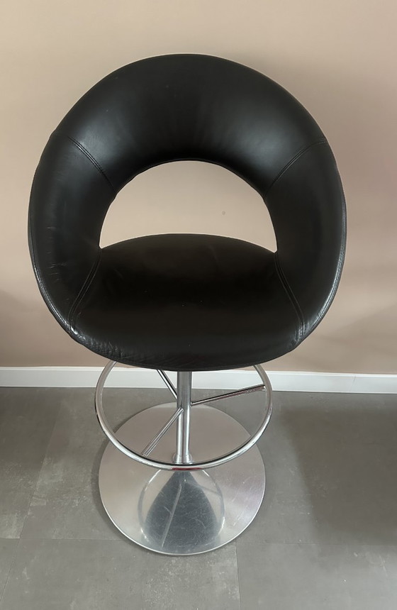 Artifort Nina bar stool – Very good condition – Barstools, Leather (photo 3 of 6)