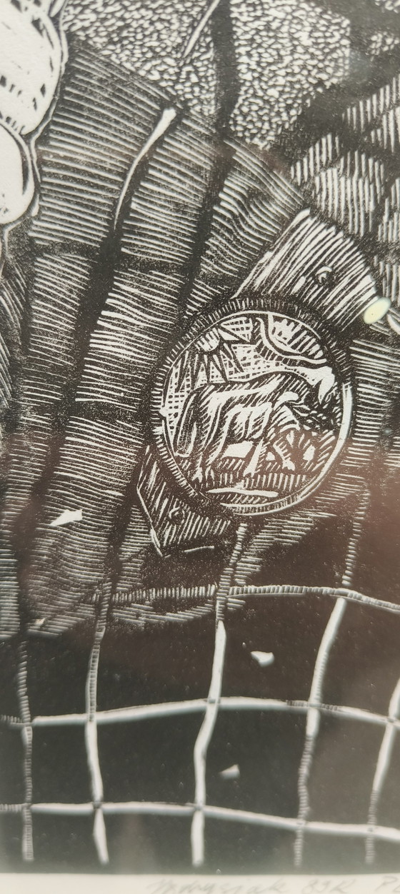 Image 1 of Jerzy Jędrysiak Holzschnitt Hendrick van Prooije