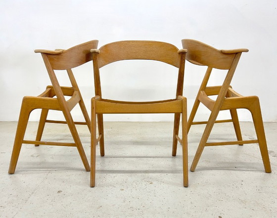 Image 1 of Sillas de comedor Kai Kristiansen Modelo 32, Korup Møbelfabrik.