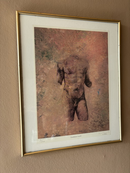 Karl Meersman (KARL) - Limitierter und handsignierter Kunstdruck "Vulnerable Strength" (3/500)