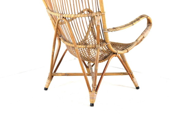 Poltrona in Rattan XL Vintage Midcentury – Poltrone (photo 3 of 12)