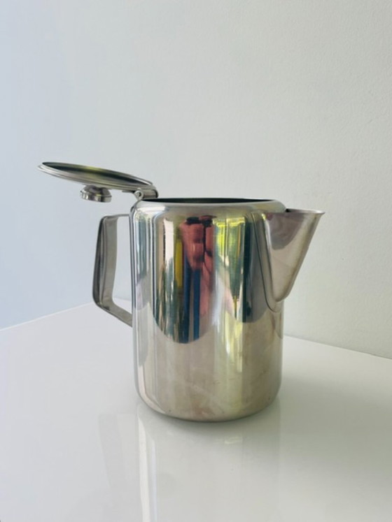 Image 1 of Caffettiera vintage in acciaio inox da 1,5 litri