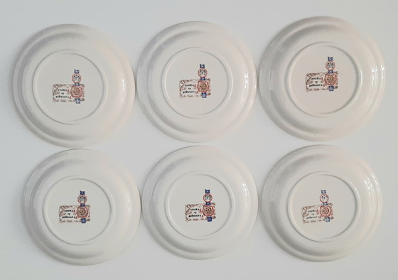 Image 1 of Fromages de France, Fayence de St. Amand Käseteller 6