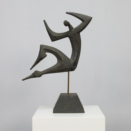 Sculpture Bronze Joop Puntman, 1970s