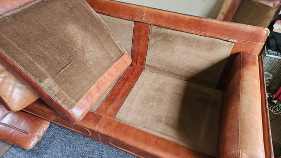 Image 1 of Baxter Arcon Sofa von Marco Milisich | Cognacfarbenes Leder, Italien