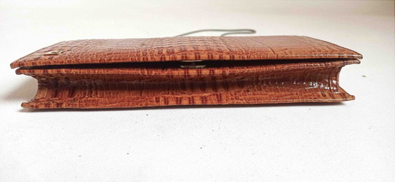 Borsa a mano vintage chic Pierre Cardin 26 x 12 x 3,6 cm, Borse, Pelle, Metallo, Marrone (foto 12 di 12)