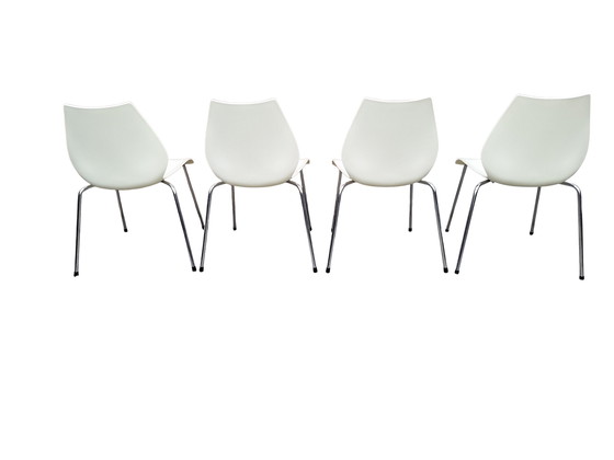 Image 1 of 4x Kartell Maui chairs by Vico Magistretti