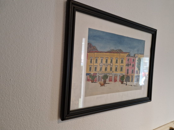 Image 1 of Albergo Stella, peinture à l'aquarelle