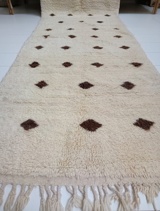 Image 1 of Tappeto berbero in lana di montone, 287x90 cm