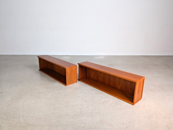 Image 1 of Scaffale a parete di metà secolo P.B. Lútherson P.B. Lútherson Teak