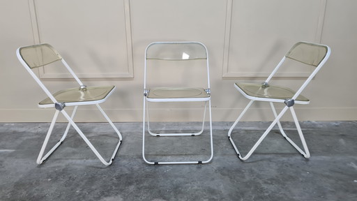 3 X Plia Chair Giancarlo Piretti For Castelli
