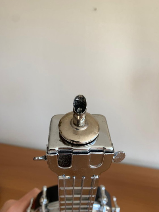 Image 1 of Zeldzame vintage karaf uit de jaren 50 in de vorm van een banjo