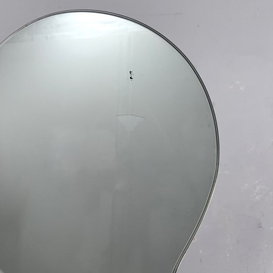 Acerbis "Narciso" Postmodern Silhouette Standing Floor Mirror 1980s – Stone (photo 8 of 14)