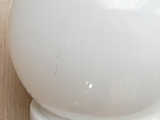 Ceramic sphere lamp, wall light, sphere lamp, white opal glass, 1930s, UK1aeb