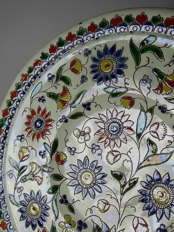 Image 1 of Thun enamel dish signed Schoch-Läderach old Swiss artisanal & rare