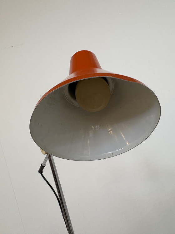 Image 1 of Lampe à vloer vintage oranje jaren' 60