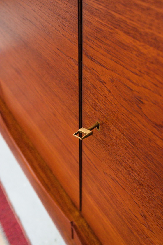 Image 1 of Vintage Teak Highboard Sideboard Midcentury Danish