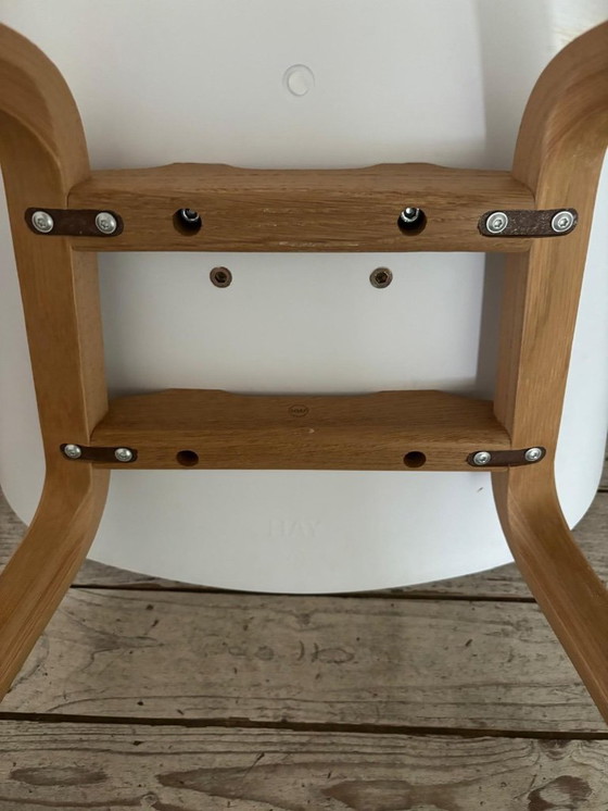 Image 1 of Set of 4 HAY AAC 22 Chairs with FRONT UPHOLSTERY