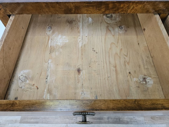 Image 1 of Art Decò sideboard in walnut burl from the 1940s