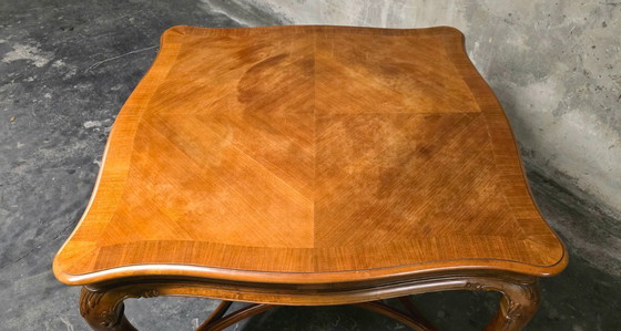 Image 1 of Salontafel of speeltafel in Regency/Lodewijk XV-stijl - 20e eeuw