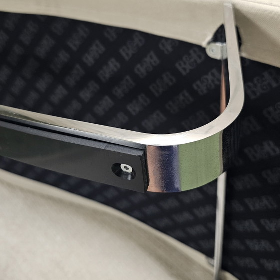 Chaise Longue Landscape B&B Italia, Metal, Textil, Crema, Modern (foto 13 de 14)