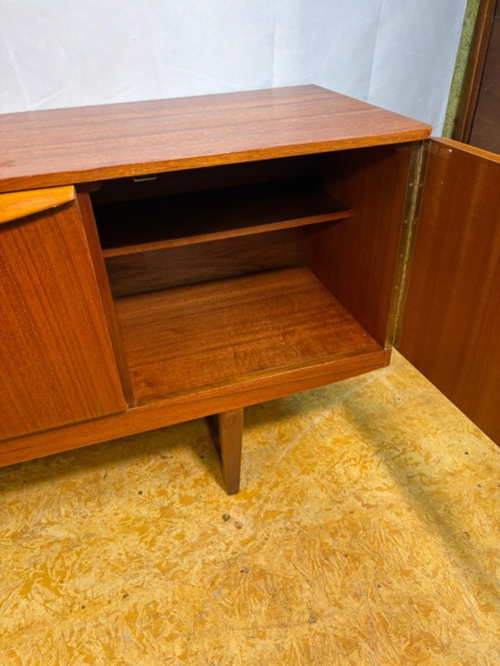 Image 1 of Mid-Century Retro Vintage Teak Sideboard by Stonehill (1960–1970)  A striking and highly functional mid-century teak sideboard b