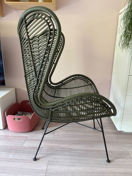 HK Living Rattan-Eierstuhl – Sessel (photo 5 of 5)