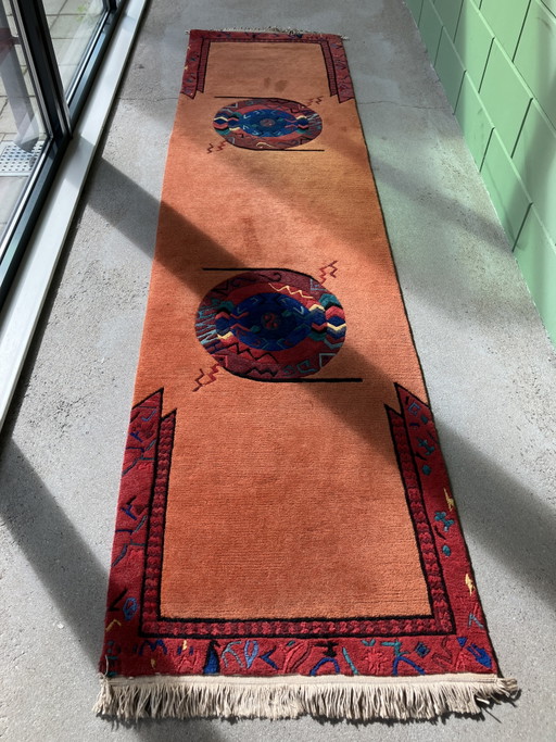 Bellissimo tappeto/passatoia in lana proveniente dal Nepal, 300x70x1 – vloerkleden en tapijten, Wool